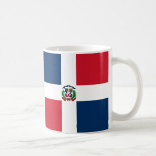 Mug République Dominicaine Drapeau en céramique Musiqu