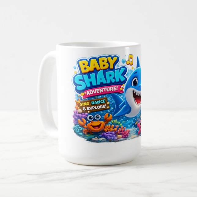 Mug requin bébé (Devant gauche)