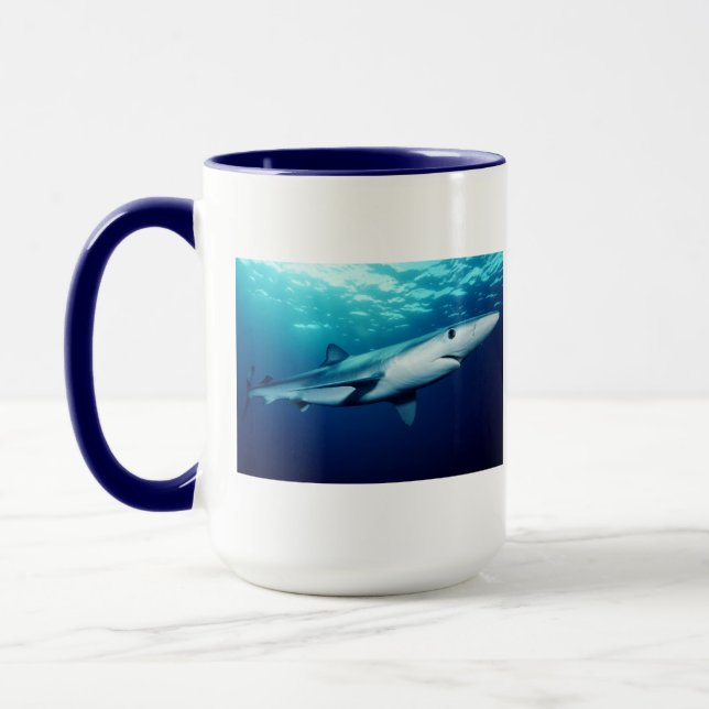 Mug Requin bleu (Gauche)