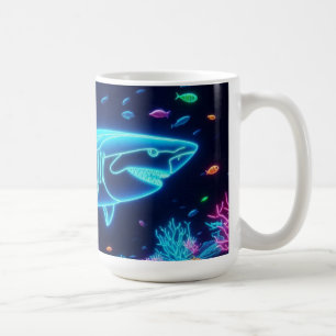 Mug Requin néon coloré