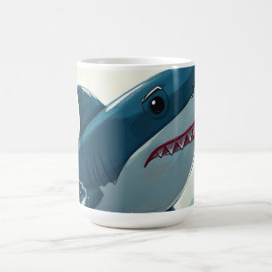 Mug Requin près du bateau