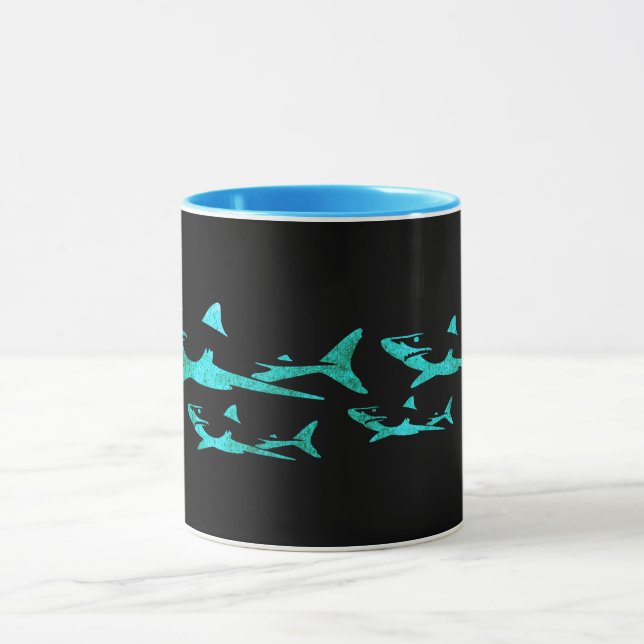 Mug Requins bleus (Centre)