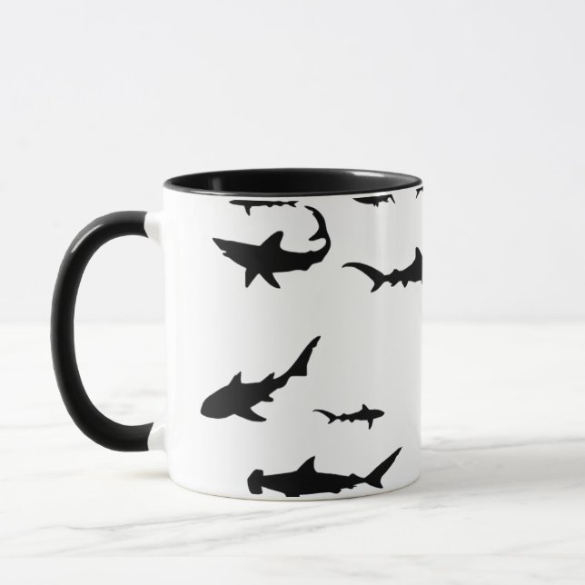Mug requins Hammerhead Et autres (Gauche)