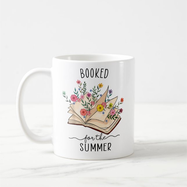 Mug Réservé Pour L'Été Lecture Bibliothécaire Lire Wil (Gauche)