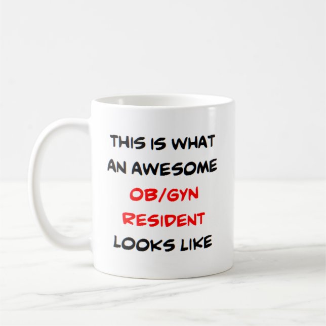 Mug résidente gyne/travail, génial (Gauche)