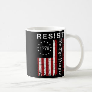 Mug Résister À La Manifestation Nous Le Peuple Drapeau