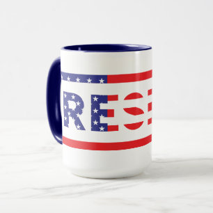 Mug RÉSISTER  Drapeau des États-Unis