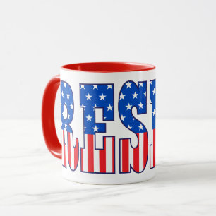 Mug Résister  Étoiles et stries