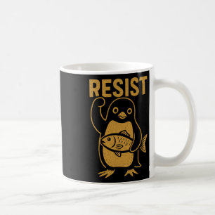 Mug Résister Manifestation de Résistance du Manchot Re