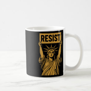 Mug Résistez À La Manifestation De La Statue De La Lib