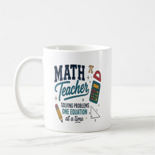 Mug Résolveur de problèmes de professeur de mathématiq