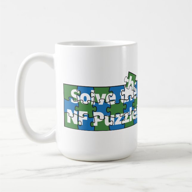 Mug Résolvez le puzzle de N-F (Gauche)