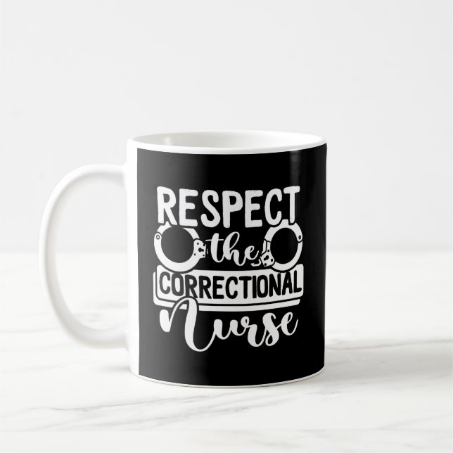 Mug Respecter L'Infirmière Correctionnelle Rn Infirmiè (Gauche)