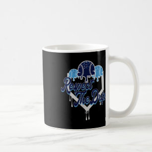 Mug Respectez La Plaque De Base-Ball Drip Avec Sprinkl