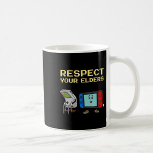 Mug Respectez Vos Aînés Jeux Rétro Drôle Contrôleur de