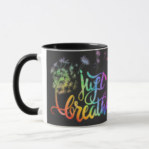 Mug Respire le dandelion souffle dans le vent