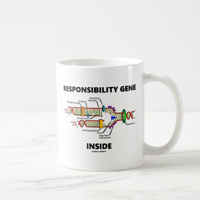 Mug Responsabilité Gene à l'intérieur de l'ADN génétiq (Droite)