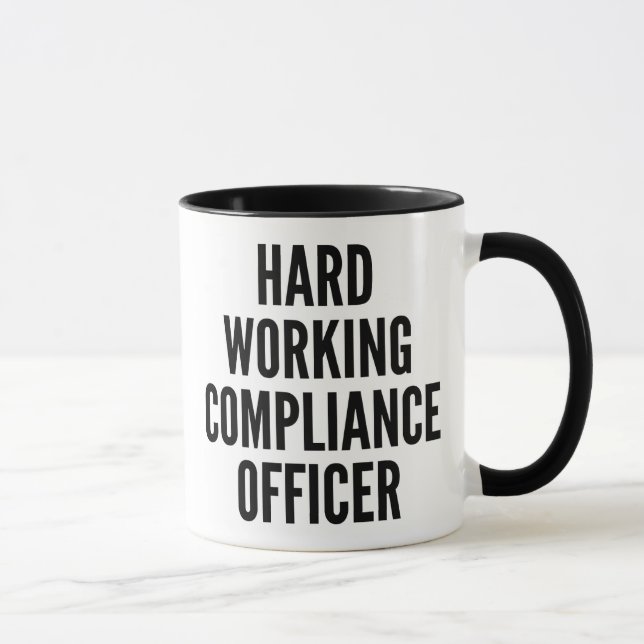 Mug Responsable de la conformité au travail (Droite)
