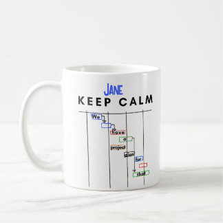 Mug Responsable De Projet Personnalisé Gantt Gardez Le