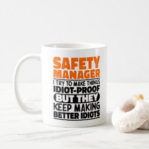 Mug Responsable De Sécurité J'Essaie De Faire Des Chos