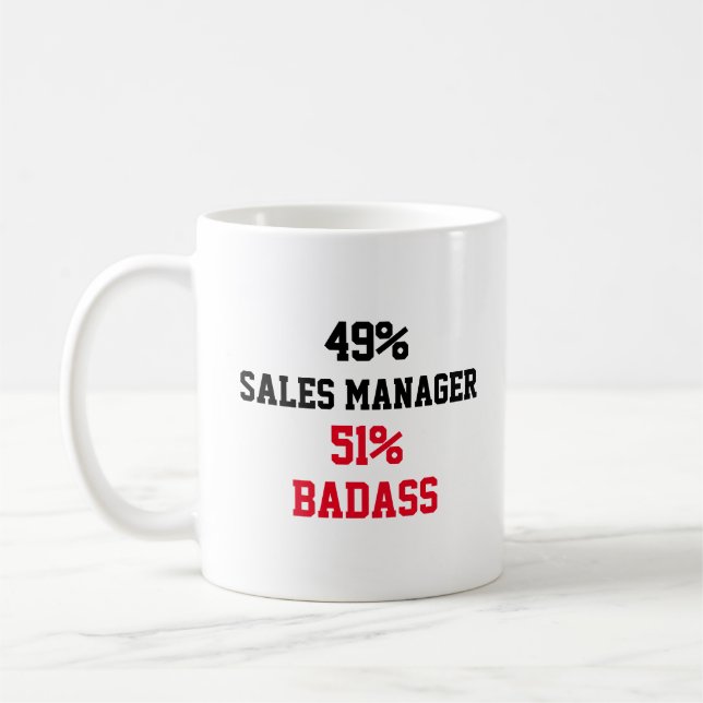 Mug Responsable des ventes Badass (Gauche)