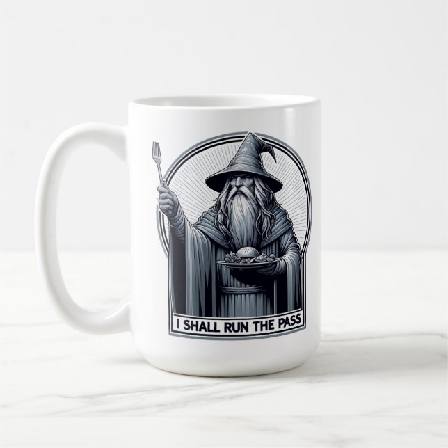 Mug Restaurant Humour Je vais faire la passe (Gauche)
