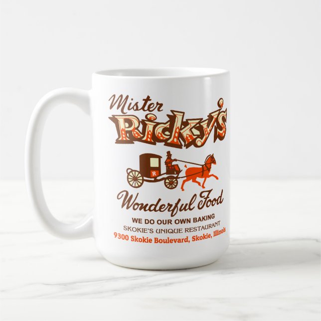 Mug Restaurant Mister Ricky's, Skokie, Illinois (Gauche)
