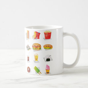 Mug restauration rapide kawaii