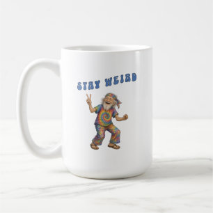 Mug Reste bizarre, vieil homme Tie Dye