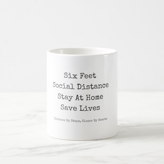 Mug Restez à la maison Sauvez des vies (Centre)