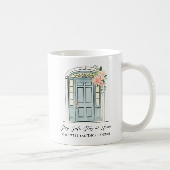 Mug Restez à la maison Séjournez en toute sécurité Por (Droite)