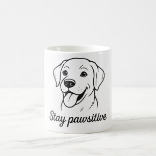 Mug Restez à l'écoute - Amusant chien