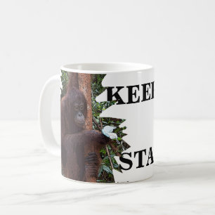 Mug Restez au calme Faune Orangutan