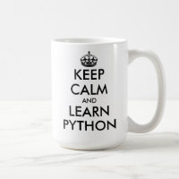 Restez calme et apprenez Python drôle ingénieur lo