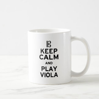 Mug Restez calme et jouez à la Viola