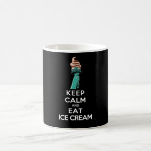 Mug restez calme et mangez de la glace
