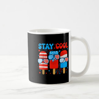Mug Restez Cool Popsicle Boys Hommes 4 juillet Drapeau