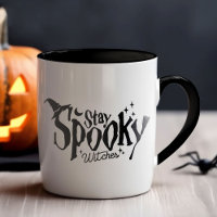 Restez Éffrayant sorcière Halloween drôle
