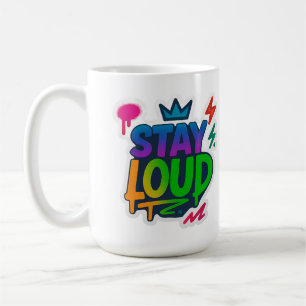 Mug Restez forte Graffiti Neon