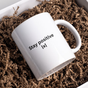 Mug Restez Postive Maths T-shirt