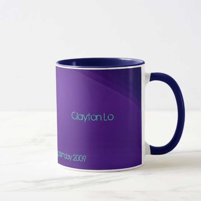 Mug Résultat, Clayton Lo, Clayton Lo, joyeux (Droite)