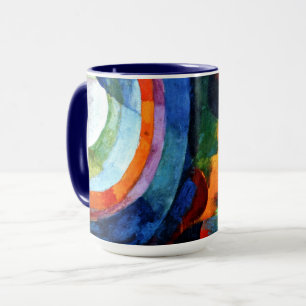 Mug Retard - Formes circulaires, soleil, lune