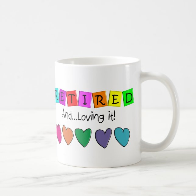 Mug "Retiré et l'aimant" T-shirts et cadeaux (Droite)