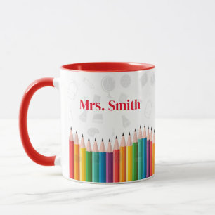 Mug Retour à l'école   Café enseignant personnalisé