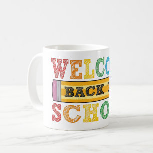 Mug Retour à l'école – Illustration de crayon