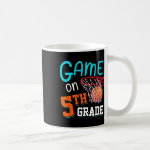 Mug Retour À L'École Jeu Sur Basketball De 5E Année Fu