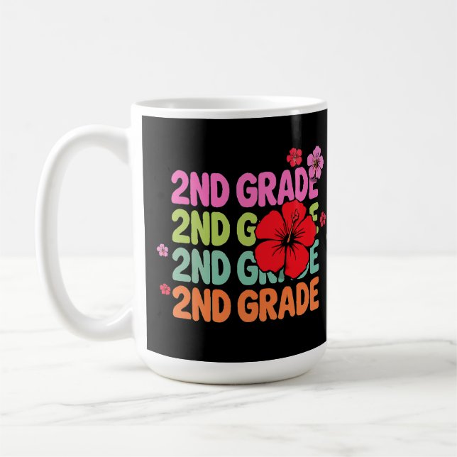 Mug Retour à l'école Premier jour de la mite de deuxiè (Gauche)