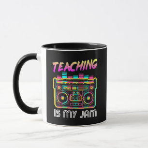Mug Retour à l'école Rétro Enseigner est mon truc 80s