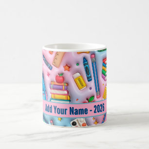 Mug Retour personnalisé à l'école 2026