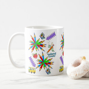 Mug Retourner à l'école, c'est de la musique Cool